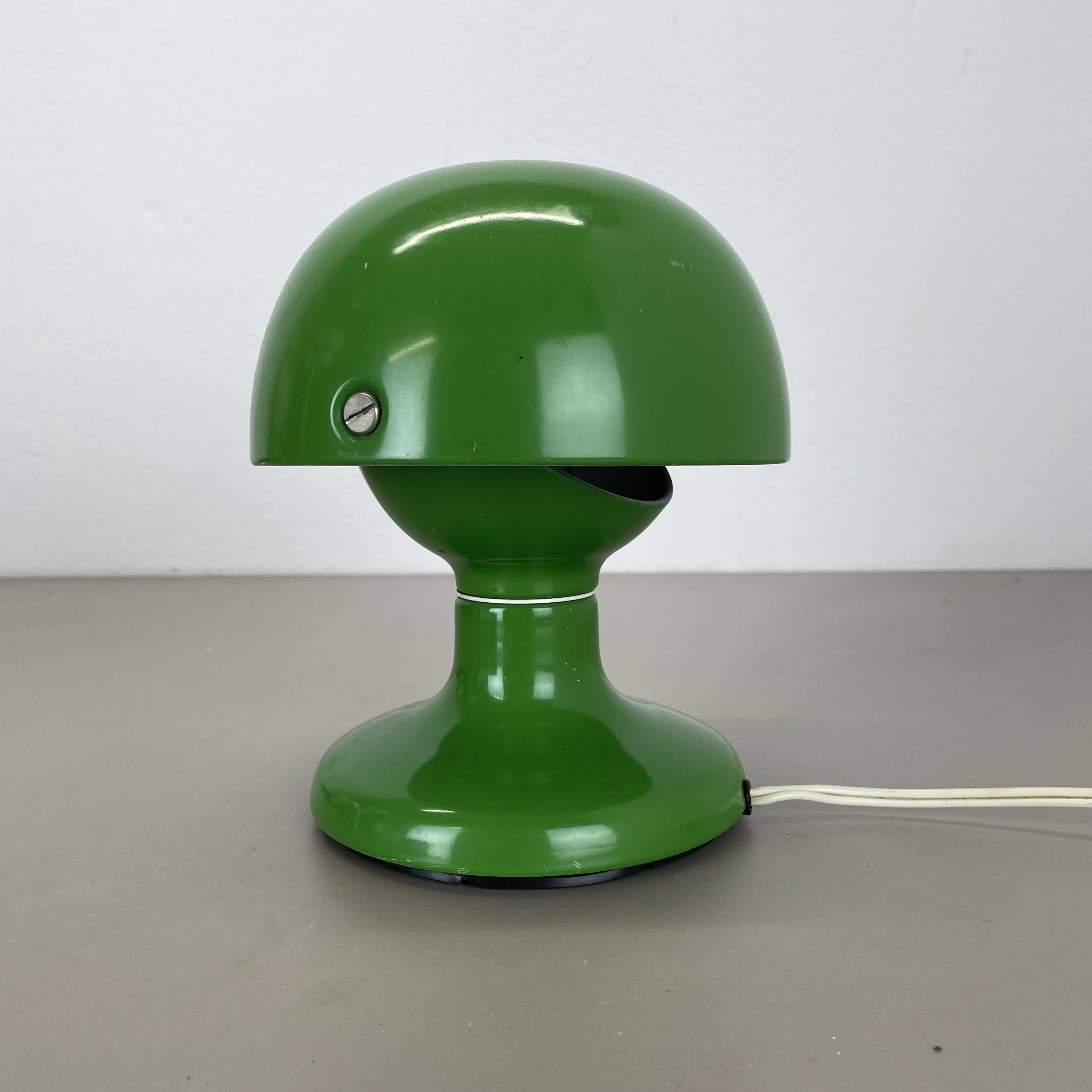 rare green model "Junker" Table Lamp by Afra & Tobia Scarpa for Flos, Italy