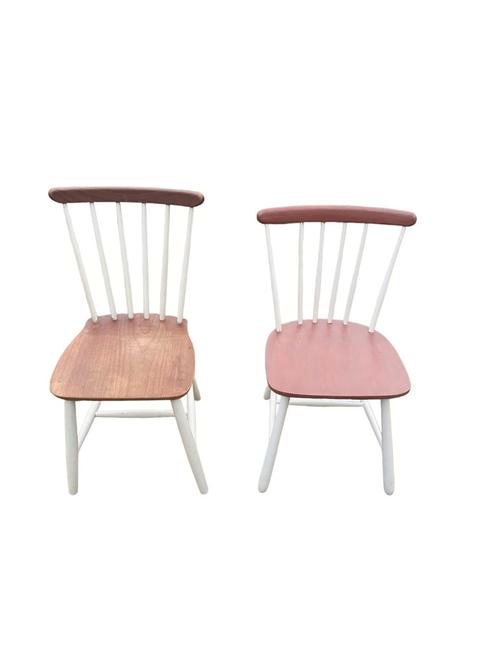 Set of 2 vintage bar chairs