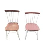 Set of 2 vintage bar chairs