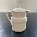 Porcelain kettle on fire