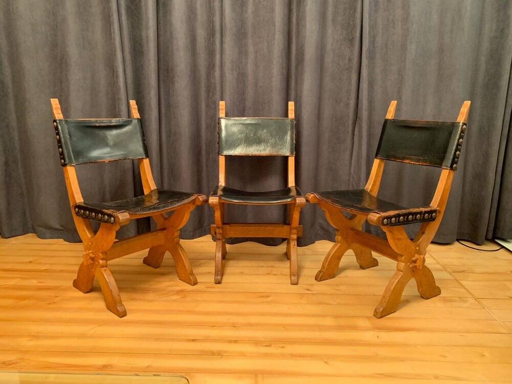 Dutch chairs by Bram Sprij, 1960s, set of 3
