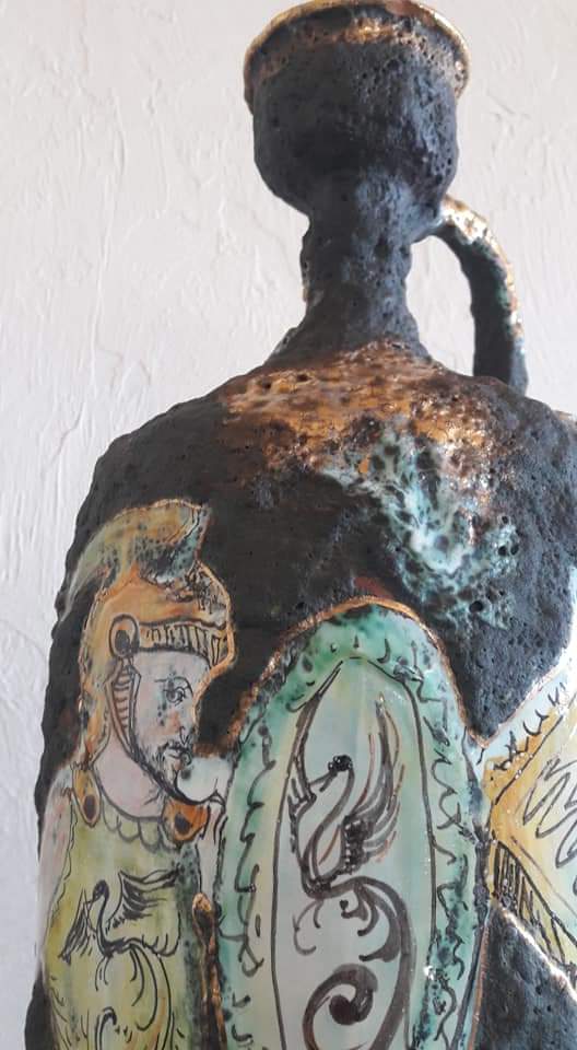 Vase céramique Italie 50's