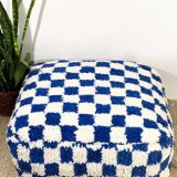 Pouf marocain-pouf à carreaux personnalisé-pouf marocain berbère