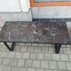 Ceramic tile coffee table by Pia Manu (signed)