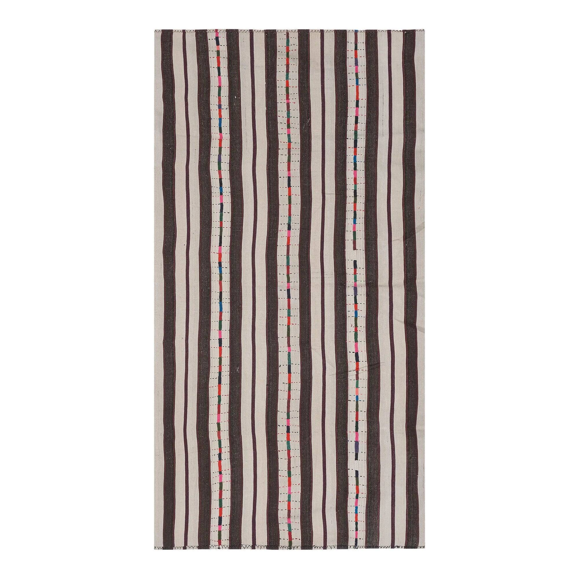 Vintage Turkish kilim, handwoven, 180x340 cm.