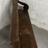 Banc en chêne du 19 e siècle