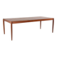 XL extendable rectangular dining table in teak by H.W. Klein for Bramin