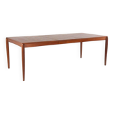 Table à manger rectangulaire extensible XL en teck H.W. Klein pour Bramin