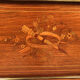Louis XVI style showcase in wood inlaid late nineteenth, early twentieth