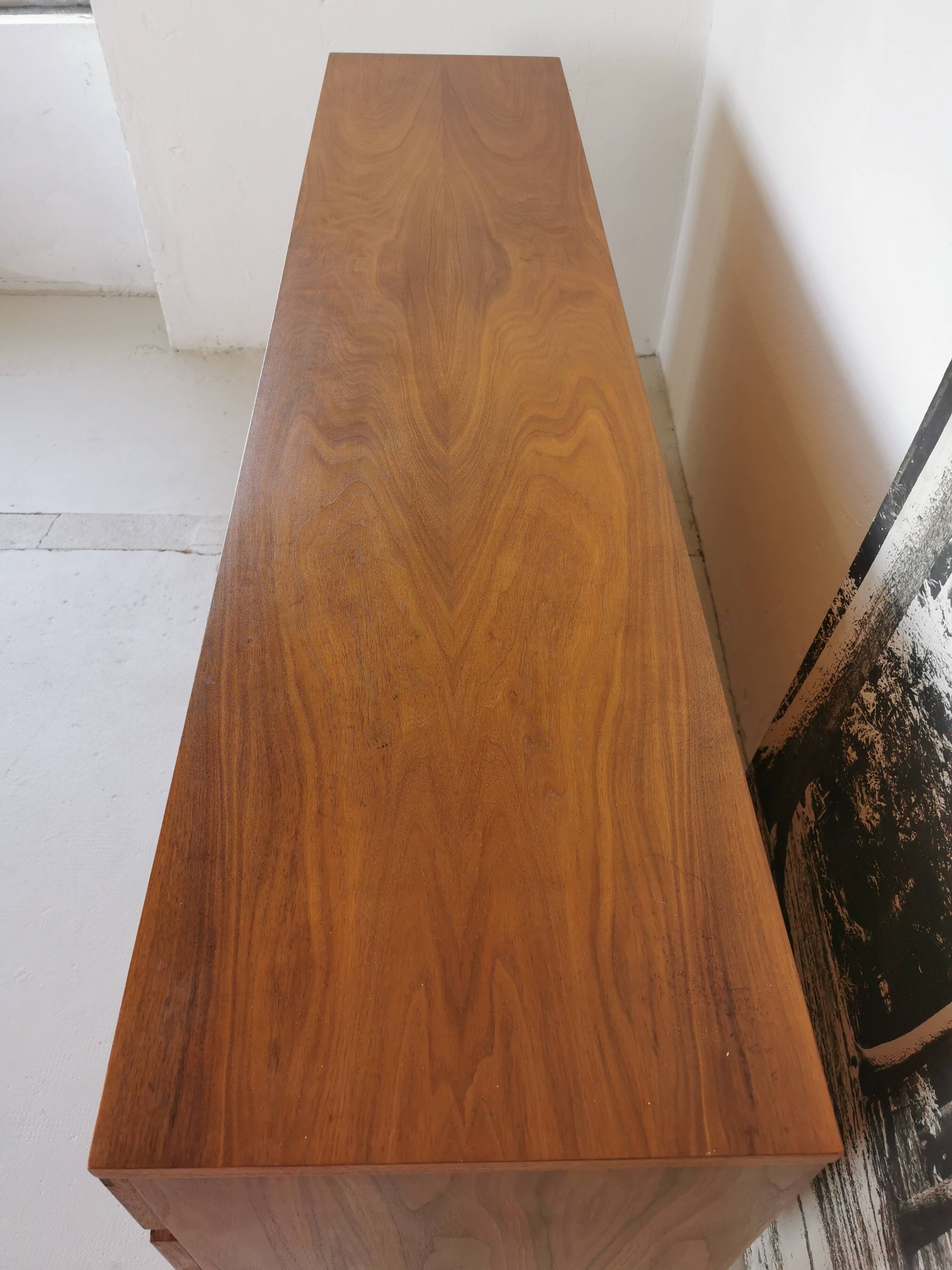 Vintage walnut sideboard from the 70s