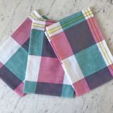 Set of 3 colorful napkins