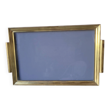 Brass plateau Hollywood Regency 1960s
