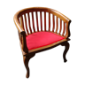 Colonial armchair in exotic wood