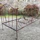 Folding wrought iron bed Napoleon III