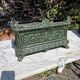 Antique enamelled cast iron planter in the Napoleon III style.