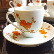 9 espresso cups Scherzer Bavaria - Bavarian porcelain 70s