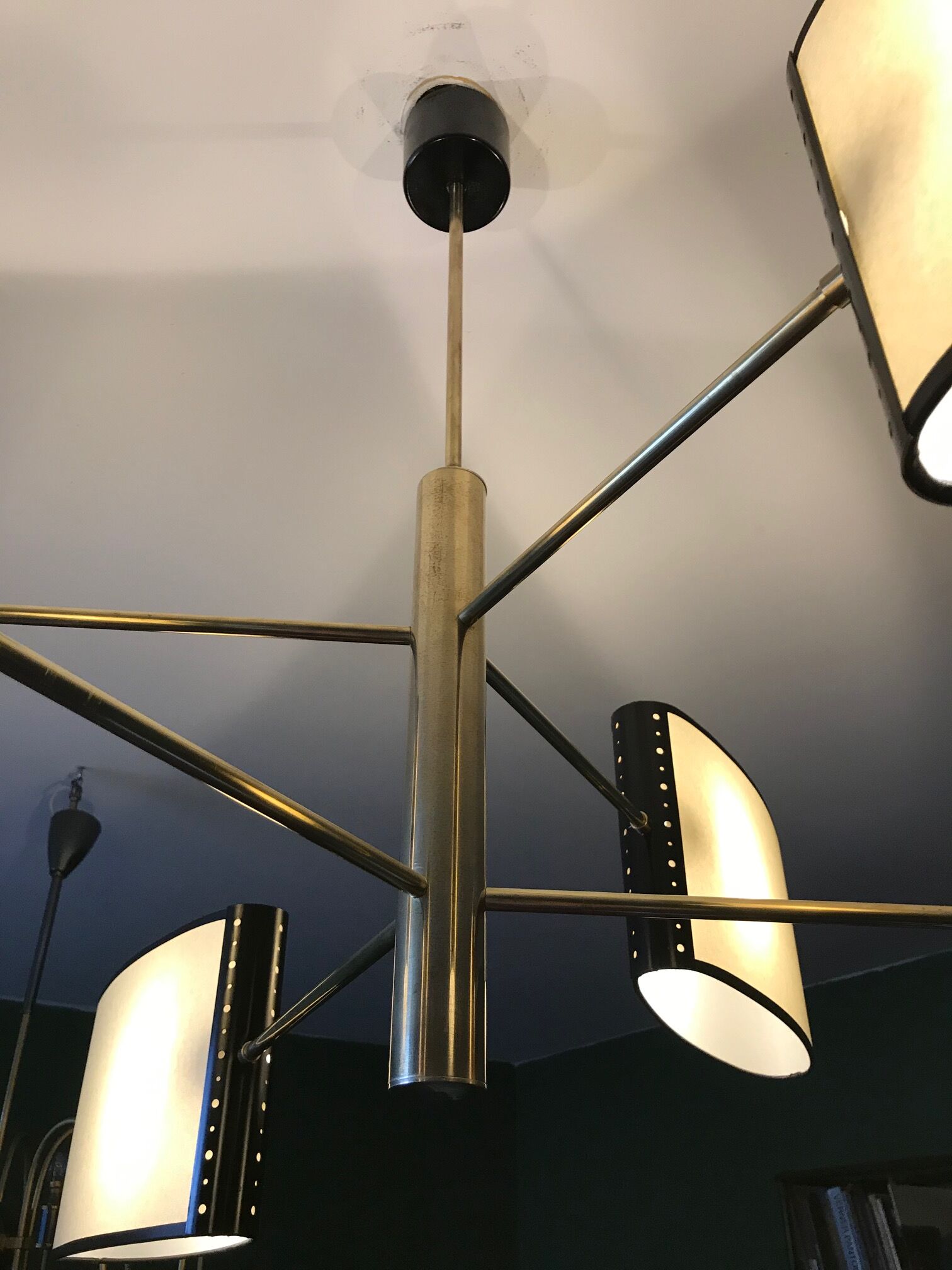 Maison Lunel chandelier 1950