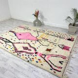 Handmade Moroccan Berber carpet 244 x 173 CM