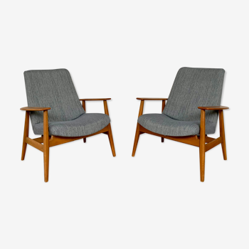Pair armchairs SK 670 of Pierre Guariche from the 50/60