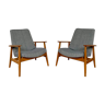 Pair armchairs SK 670 of Pierre Guariche from the 50/60
