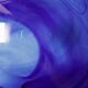 Large Blue Glass Bowl Atoll by Anna Ehrner for Kosta Boda / Sweden / 1990