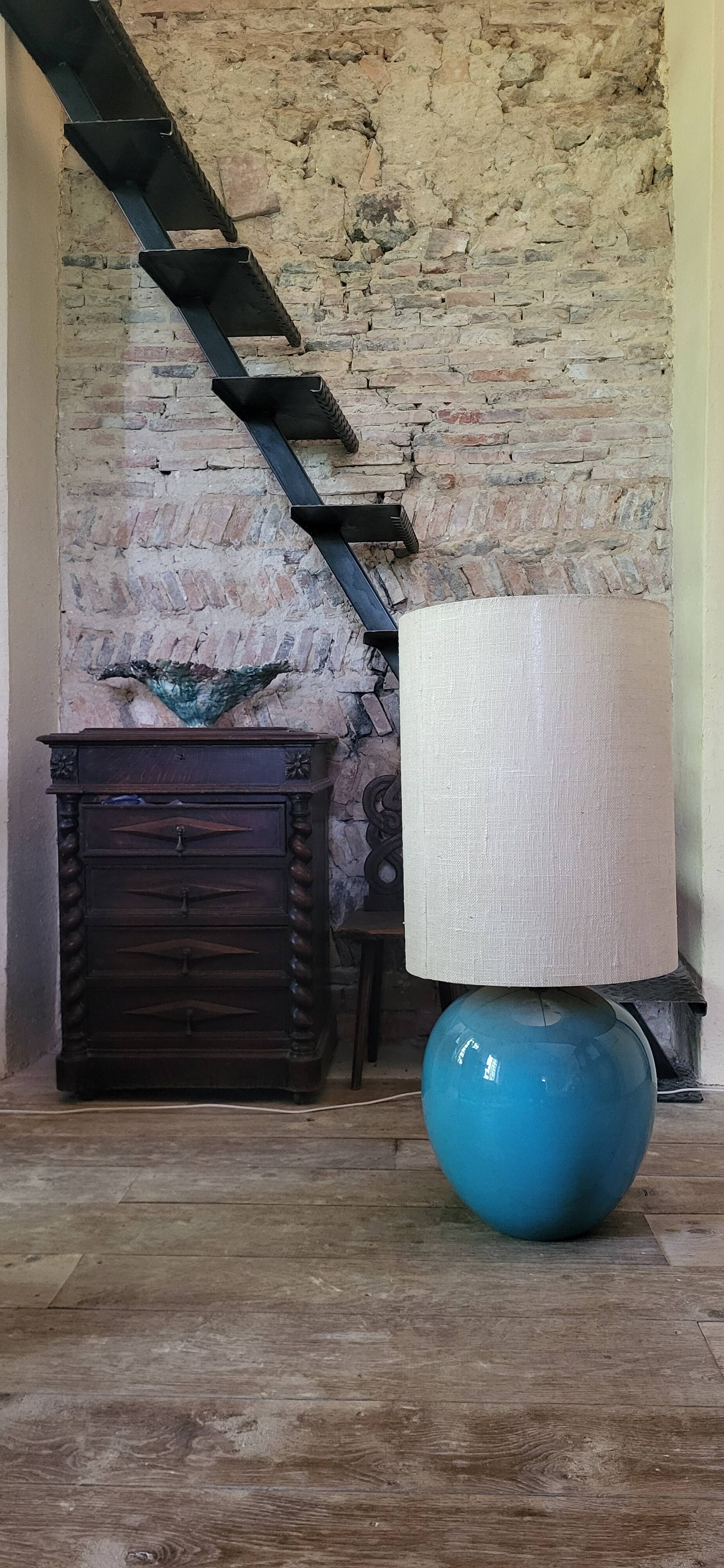 Ceramic lamp by Vallauris, Marius Musarra (1910-1991)