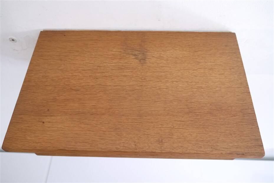 Paire de chevets muraux en bois 1960