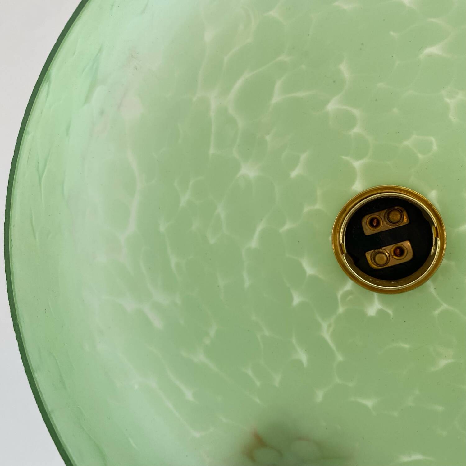 Green Clichy glass pendant light