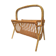 Porte revue en rotin vintage