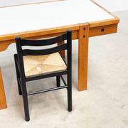 Bureau en pin original des années 1970