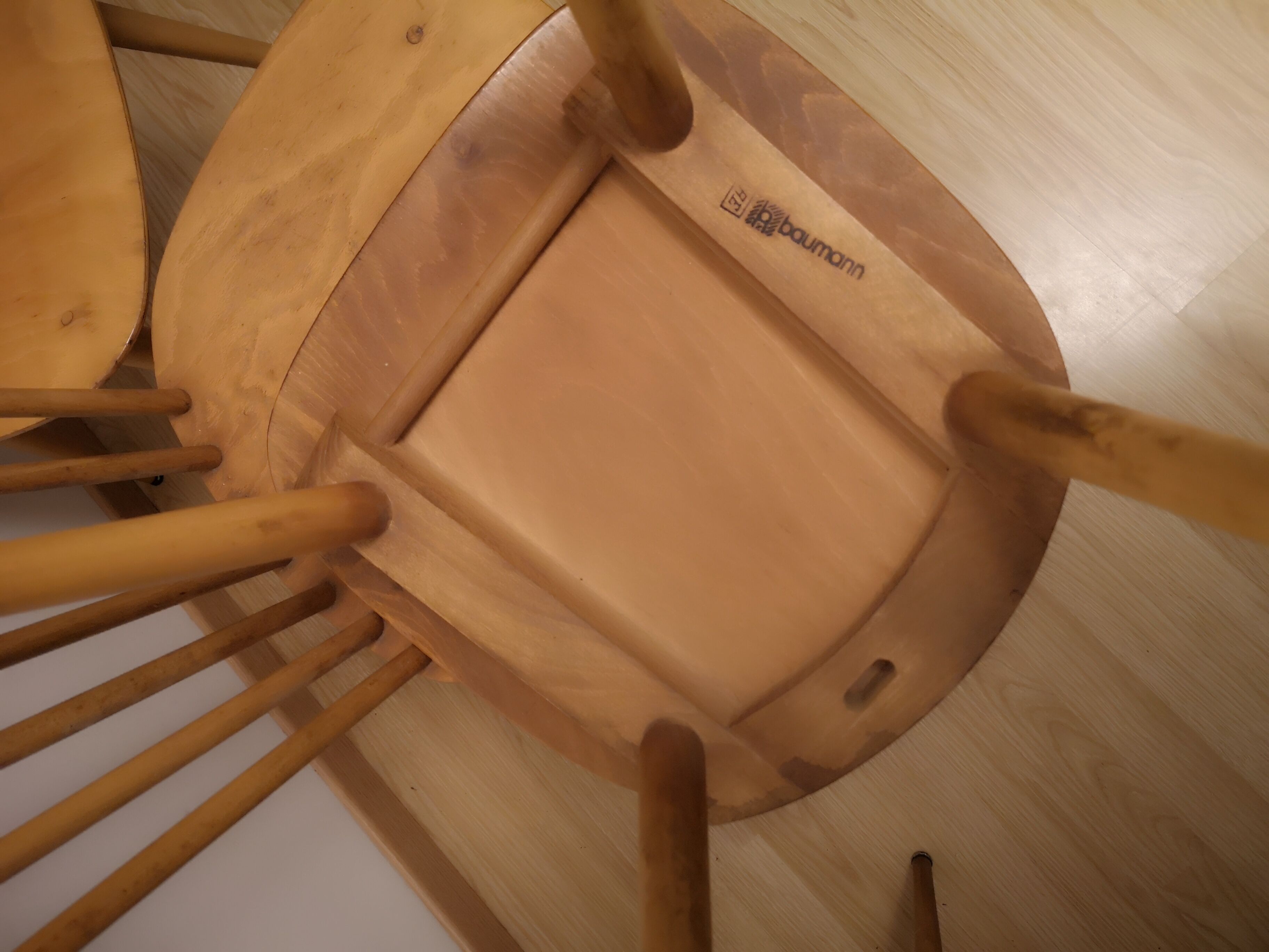 Lot of 4 Baumann bistro chairs