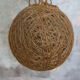 Set of 2 rattan and rope suspensions