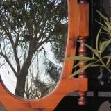 Miroir en bois ovale 120x70cm