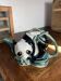 Théière panda et anse bambou en céramique