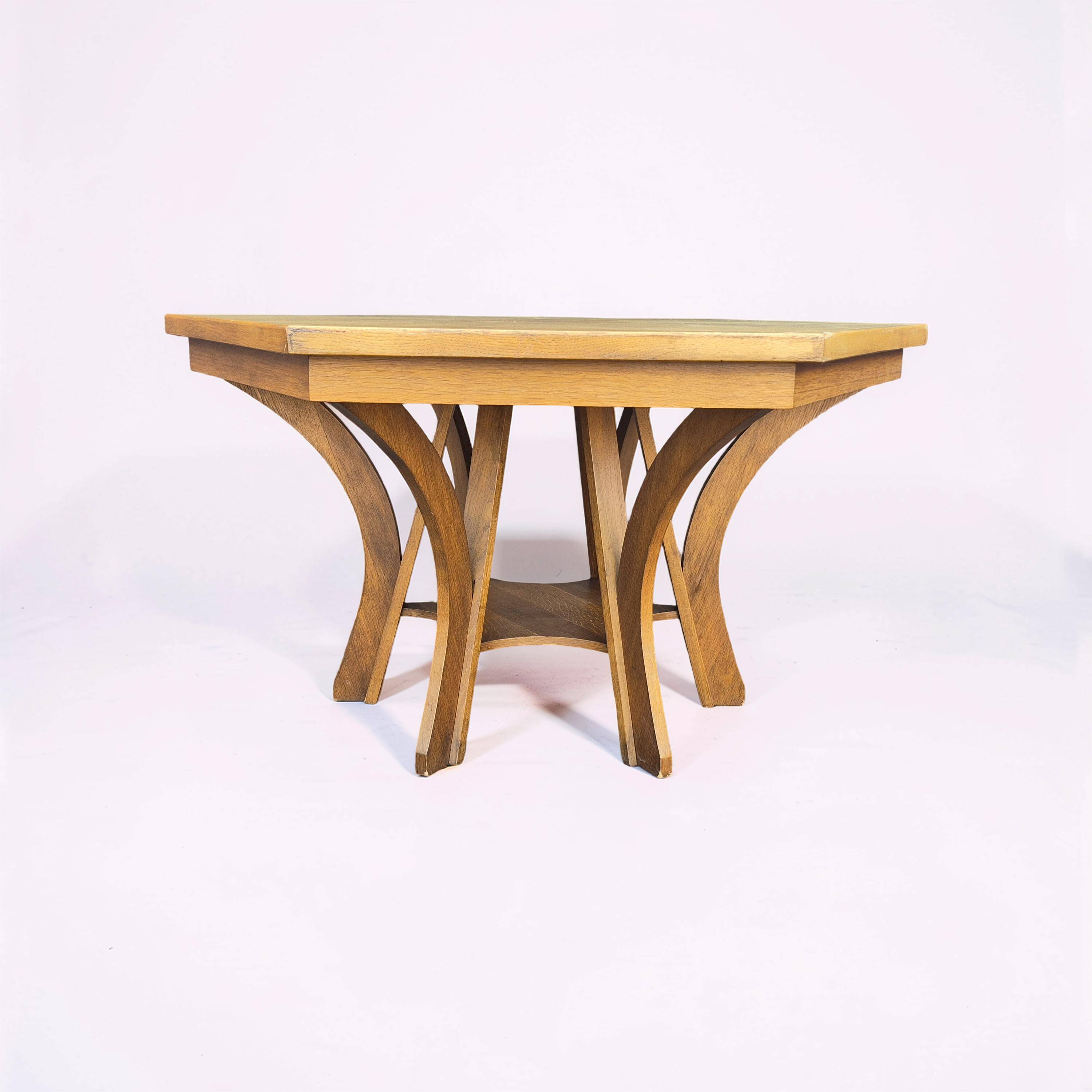 Modernist Handcrafted Dining Table, Netherlands, 1990s