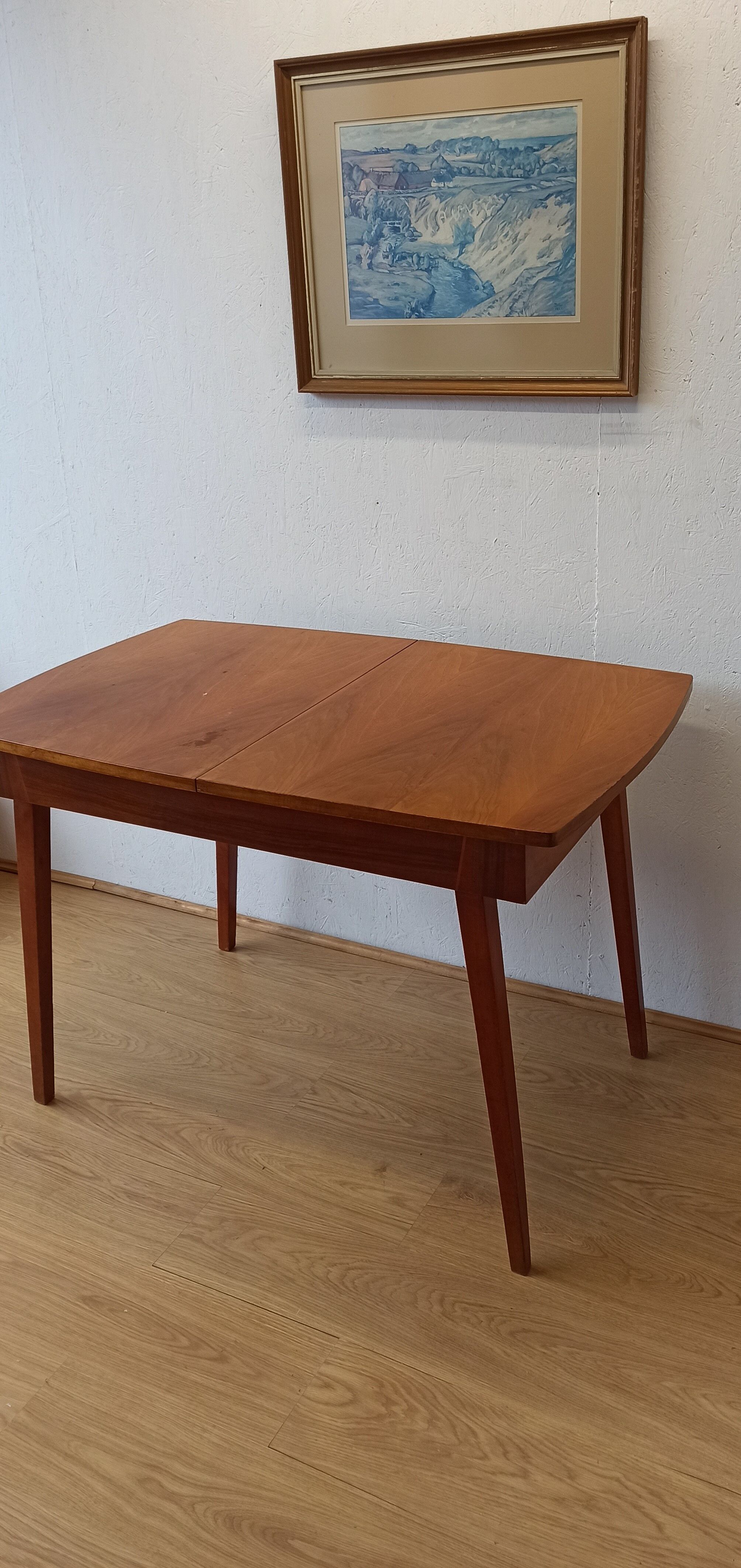 Modernist extendable dinning table  Bilea  of the 1960s.
