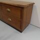 Vintage low TV cabinet from the 1950s with drawers.