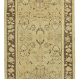 Tapis beige anatolien tissé à la main 150 cm x 223 cm