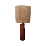Table lamp in natural jute thread