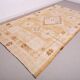 Yellow Vintage Moroccan Rug 181 x 314 cm, Berber Wool Rug, Bohemian Rug