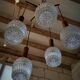 Chandelier cascade vintage 50s
