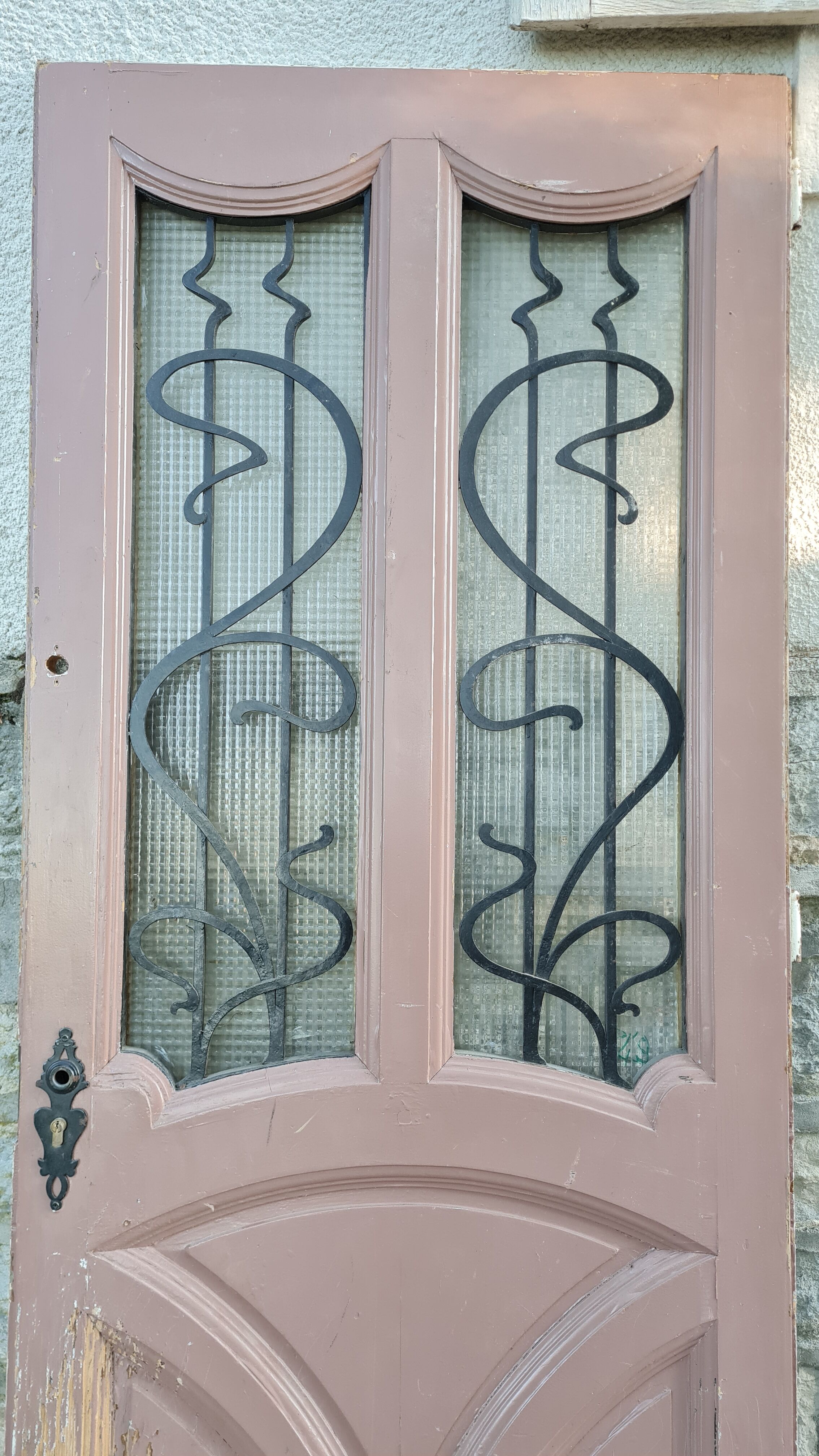 Porte d'entrée époque Art nouveau