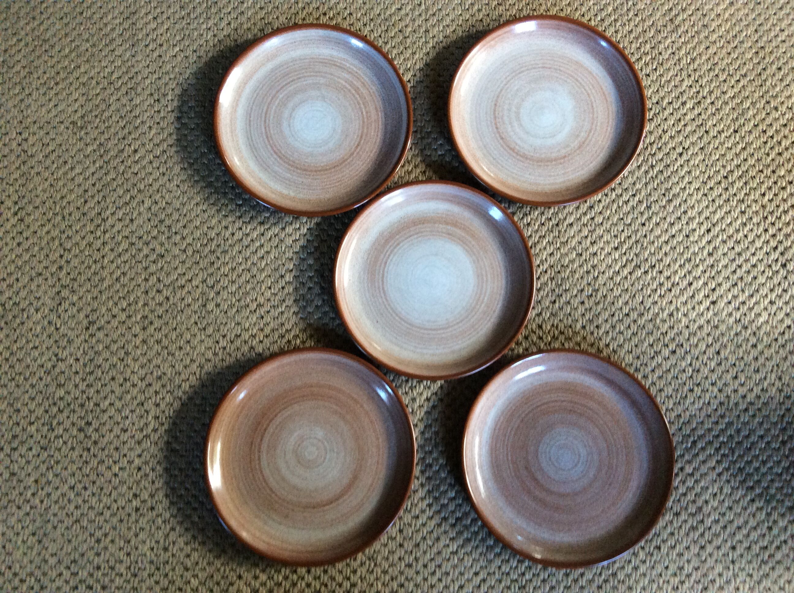 Series of 5 flat plates