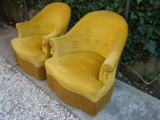 Pair of armchairs