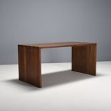 Rustic Solid Teak Desk / Table, France 1960s