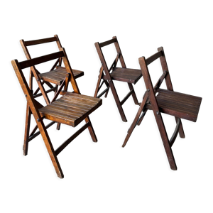 4 chaise pliantes campagne