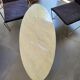 Marble coffee table and rosewood by Hugues Poignant