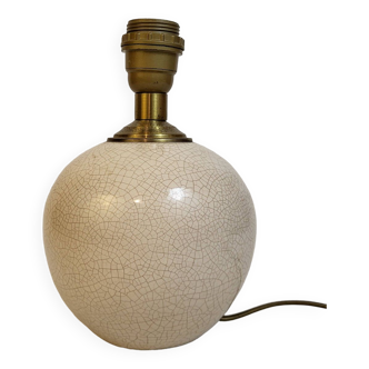 Cracked ceramic ball lamp