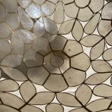 Tiffany style mother-of-pearl pendant light