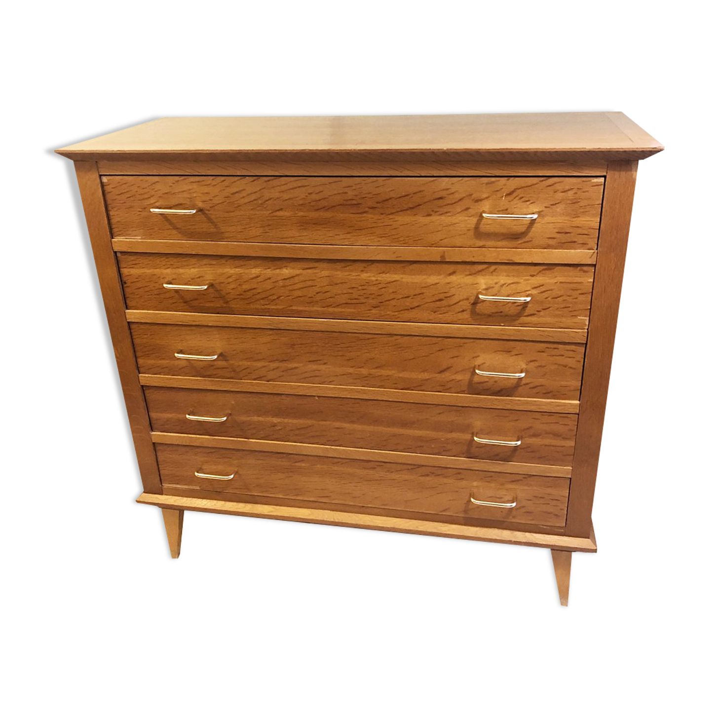 Commode vintage pieds compas 1960